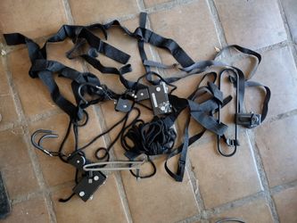 Bike lift pulley system