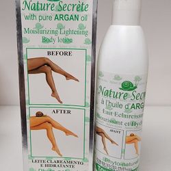 Nature Secrete with pure argan oil moisturizing lightening body lotion