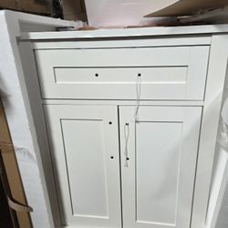 Style Selections Dolton 24-in True White Undermount Single Sink Bathroom Vanity