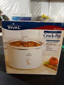 Rival Crock-Pot Select 6 Quart Slow Cooker