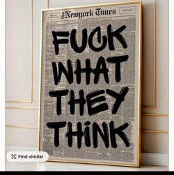 Retro Motivational Newspaper Poster