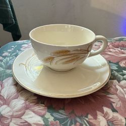 Beautiful Crème Colored Tea Cup