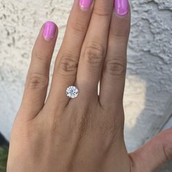 1.5 Carat Moissanite Diamond Loose Stone 