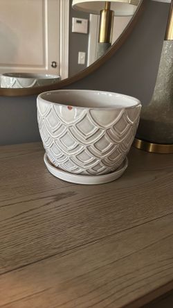 Southern Patio self-watering Ceramic Planter