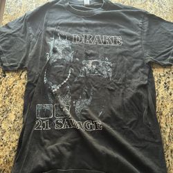 Drake & 21 Savage Tour T-shirt (Medium)