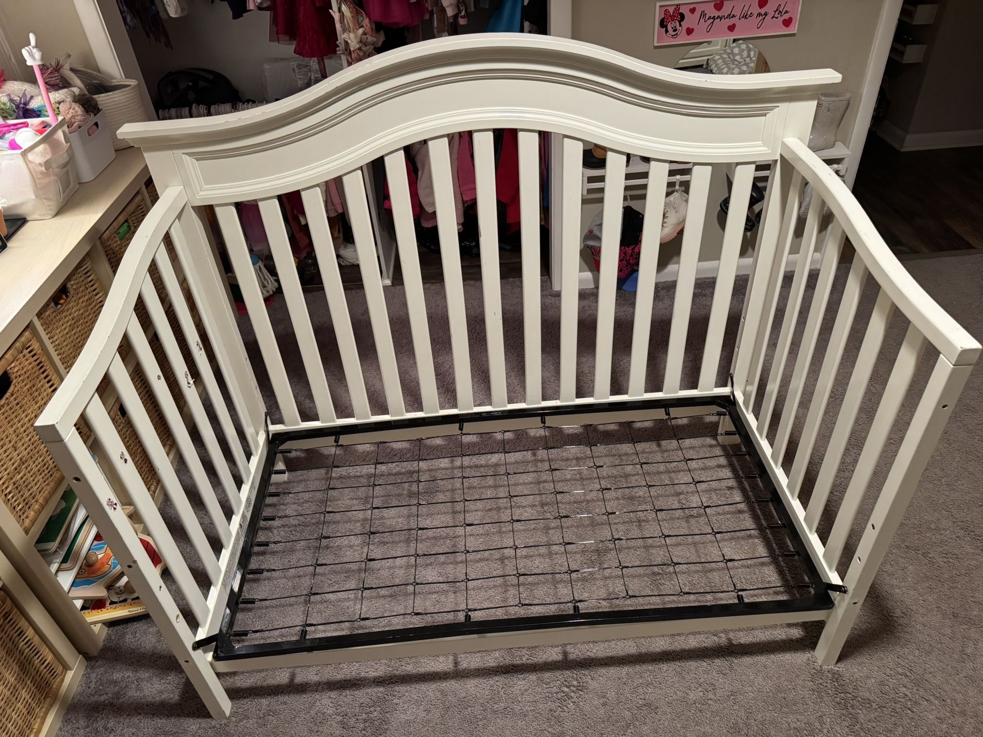 Baby To Toddler Changeable Crib