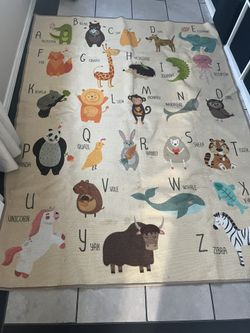 Alphabet Rug