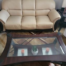 Couch , Love Seat And Tables 