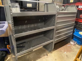 Bulkhead divider and shelves