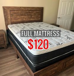 Full size pillow top mattress