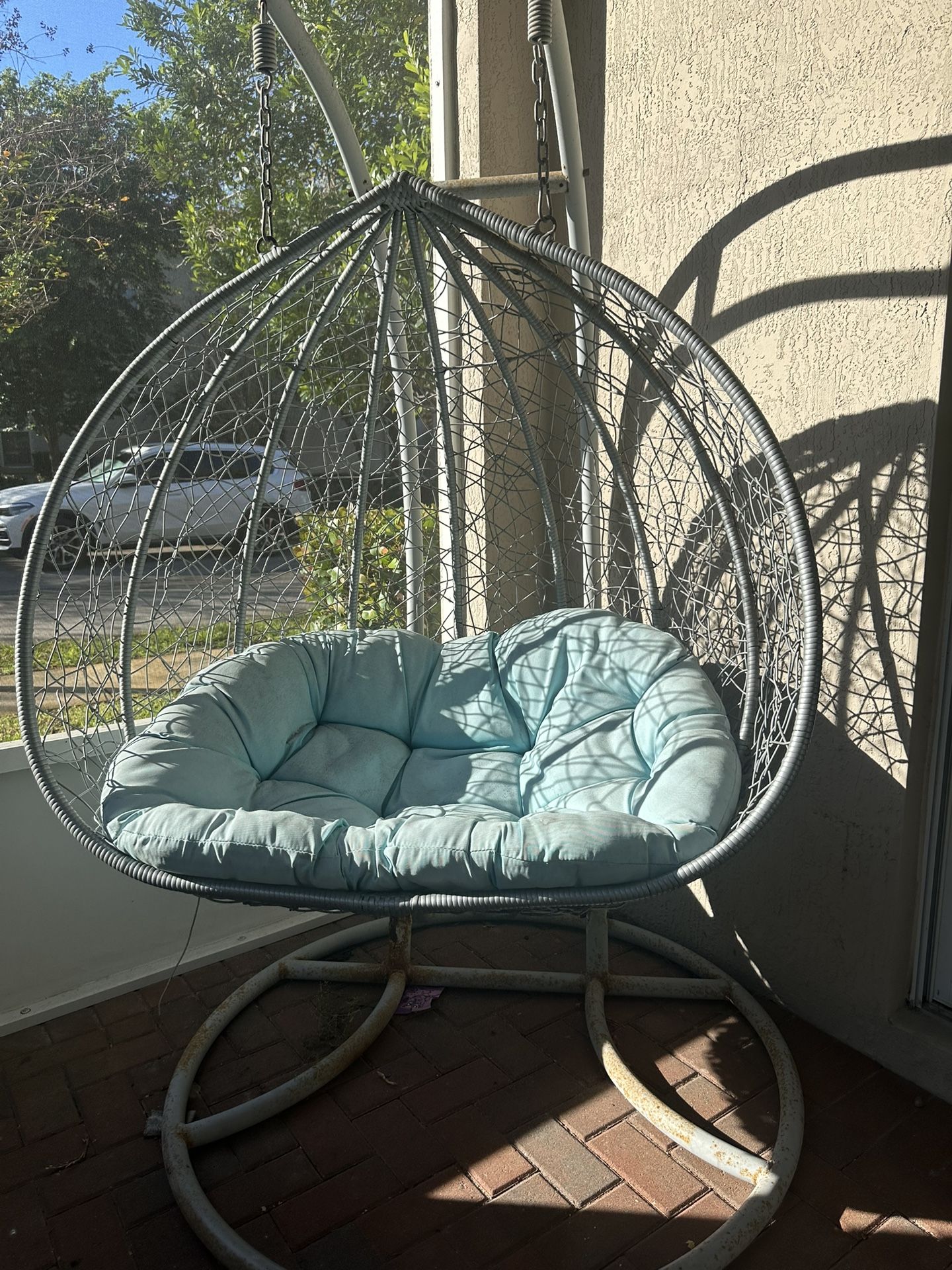 Double Person Outdoor Swing