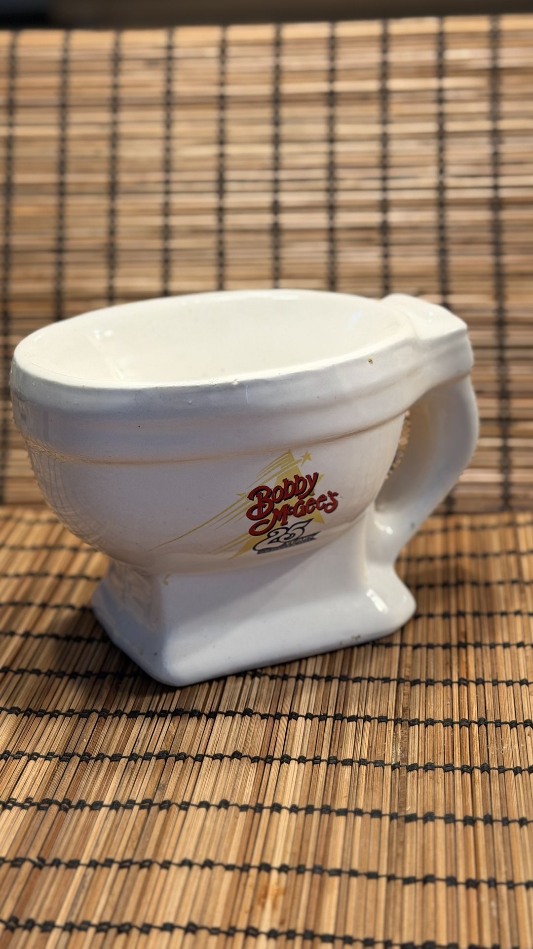 Ceramic Toilet More Then 45 Yrs Old , From Iconic Bobby McGees