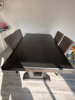 Black Dining Table