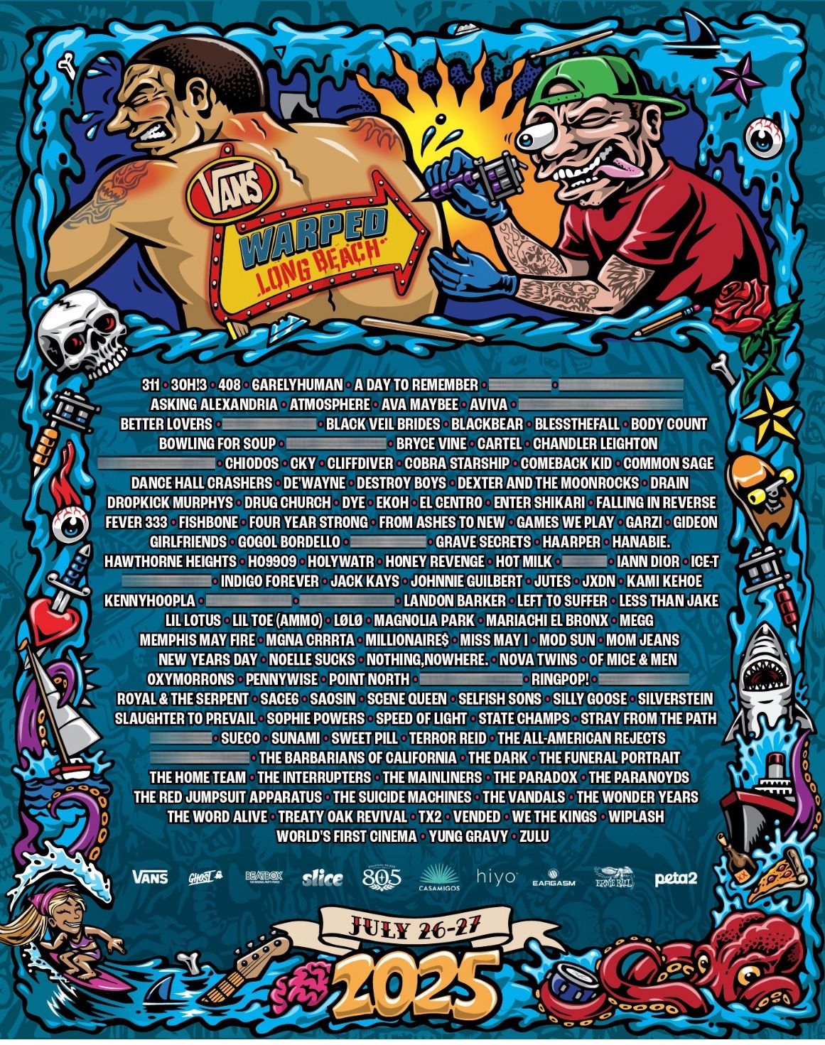 Warped Tour Tickets - Long Beach, CA