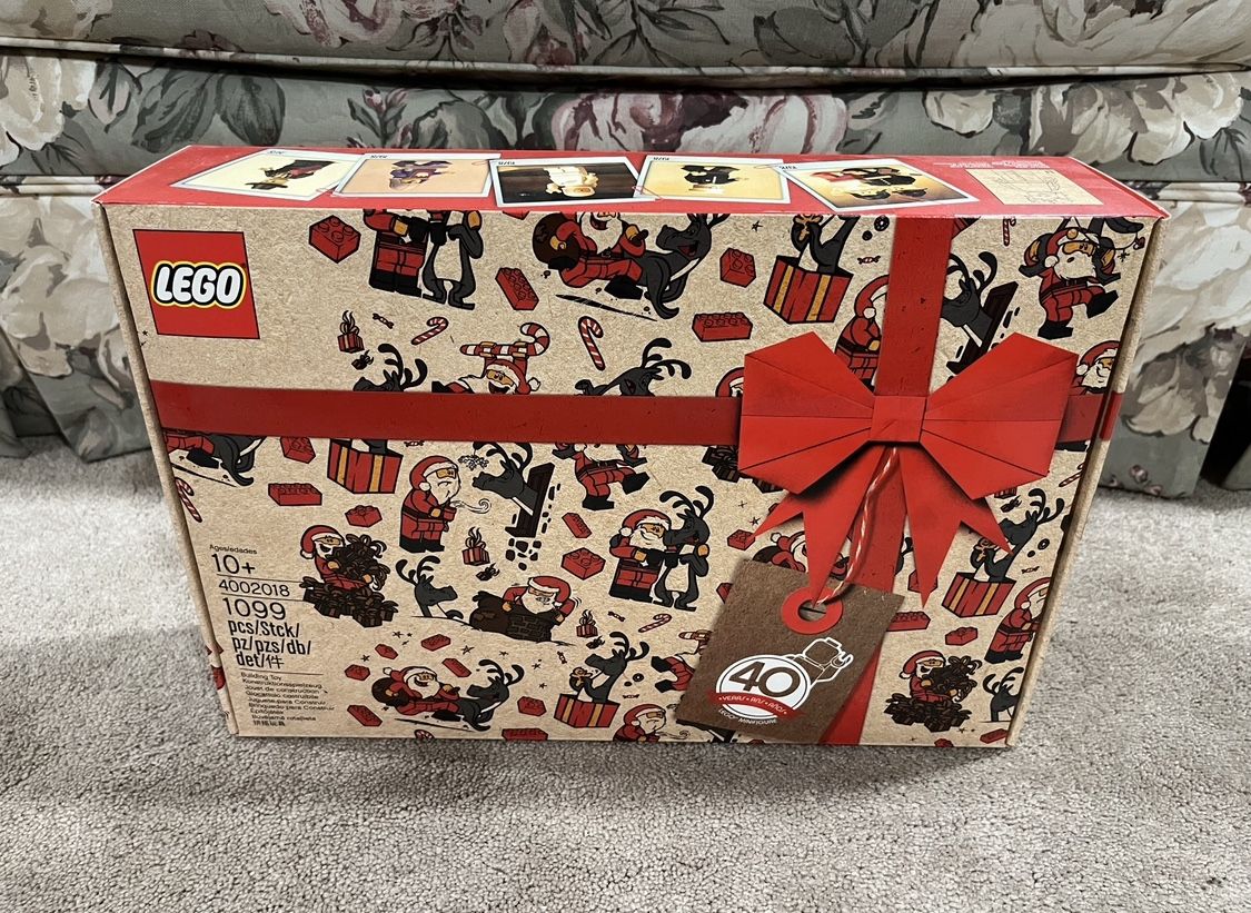Lego Employee Gift (contact info removed) Santa and Reindeer - Main Image