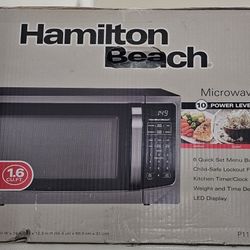 Hamilton Beach 1.6 Cu Ft 1100 Watt Microwave