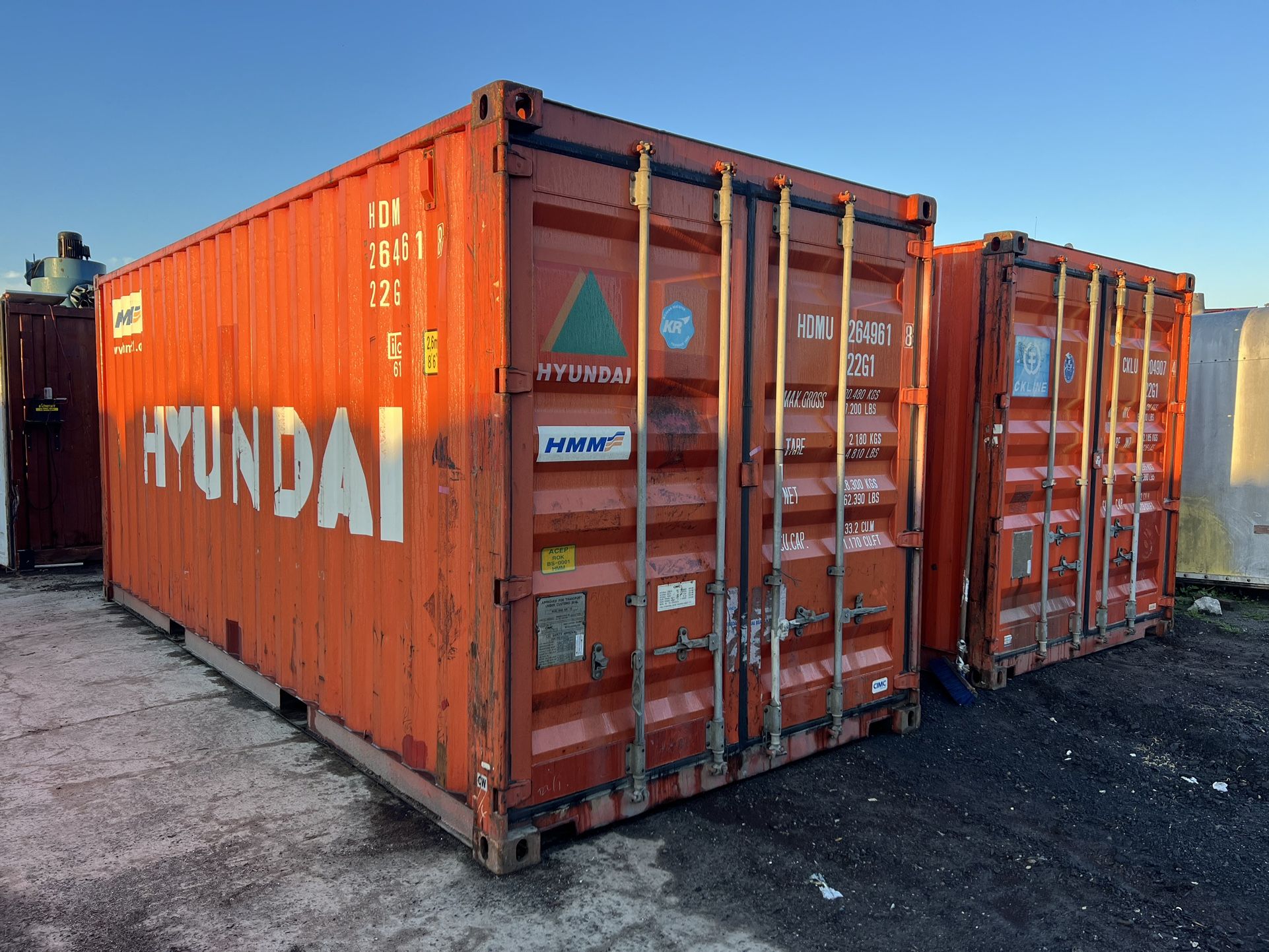 20 FOOT USED STORAGE CONNEX BOX SHIPPING CONTAINERS