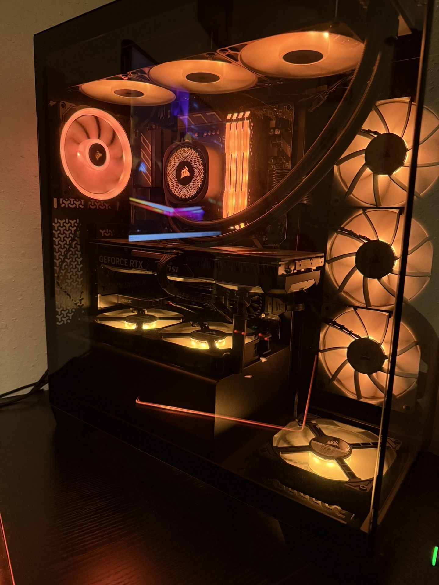 Full Gaming Pc Set Up With Rtx 4070 Super