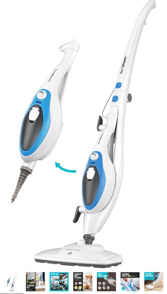 Pursteam 10 In 1 Steam Mop