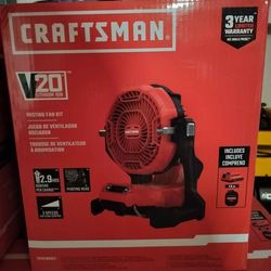 Fan with battery and charger NEW