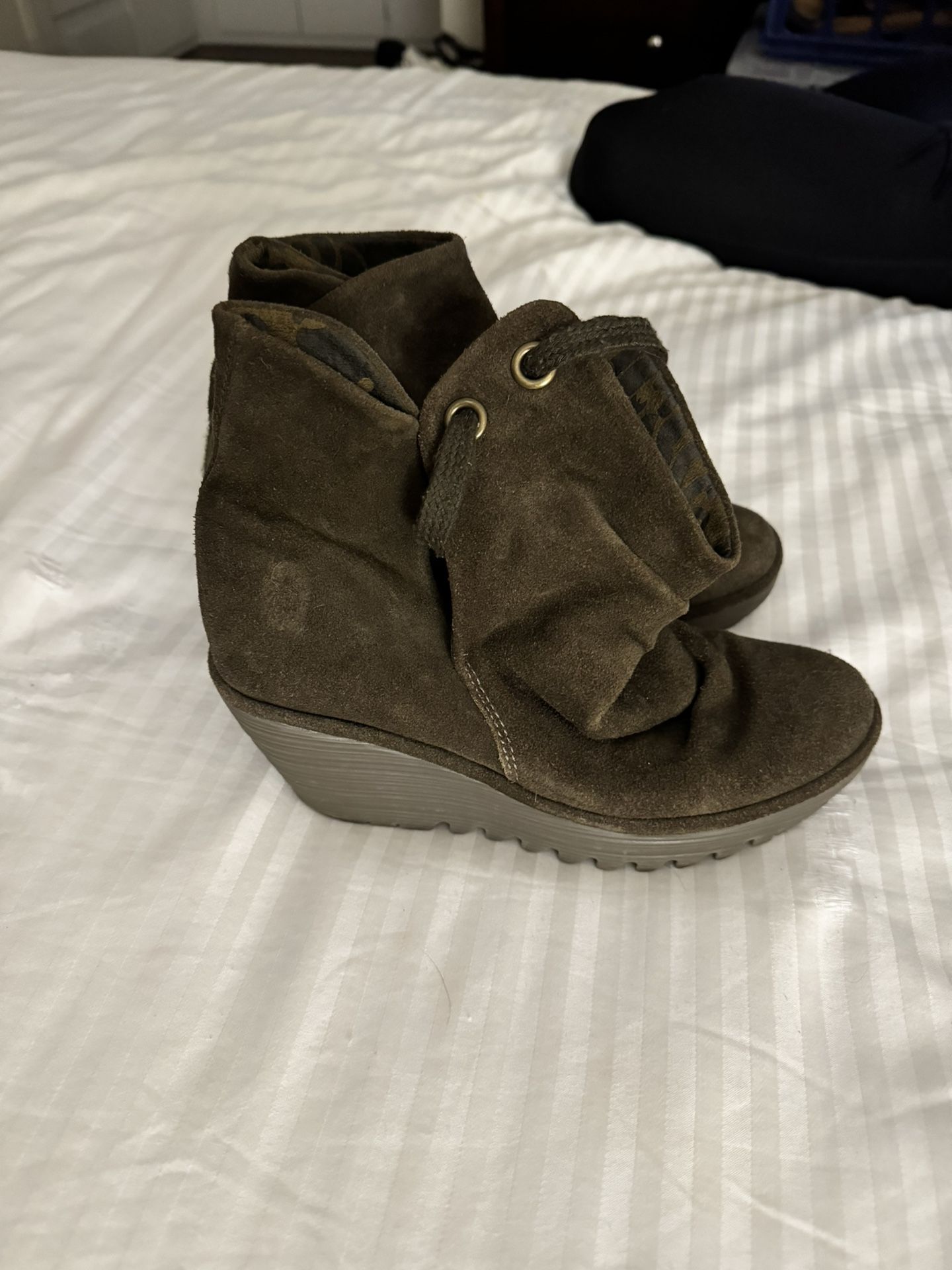Forest Green Ladies Booties