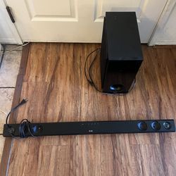 LG Soundbar + Subwoofer