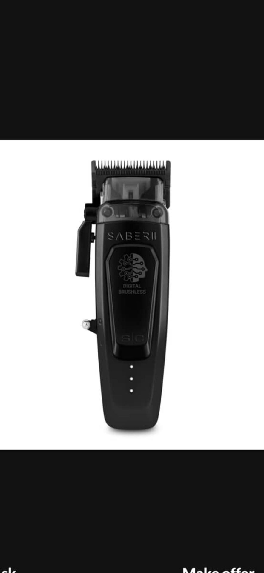 SABER 2 PROFESSIONAL HAIR CLIPPER WITH EON DIGITAL BRUSHLESS MOTOR