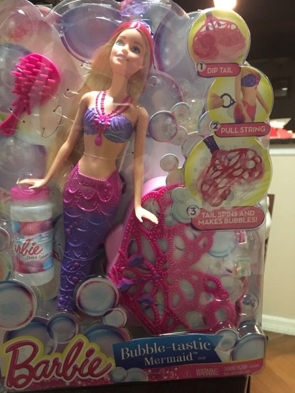 Bubble tasting mermaid