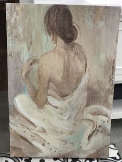Sensual Half Nude Woman