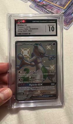 GCG Mint 10 Mewtwo GX - Hidden Fates: Shiny Vault (HIF:SV)