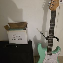 New Beginners Electric Guitar With Amp And Accessories. 