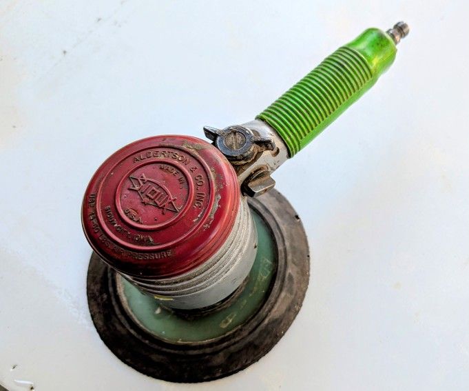 Vintage Tool Sinoux Pneumatic Rotary Sander 6"