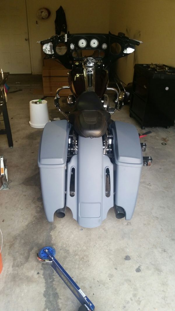 06 Street Glide Stretched Bags And Fender For In Carrollton Tx Offerup