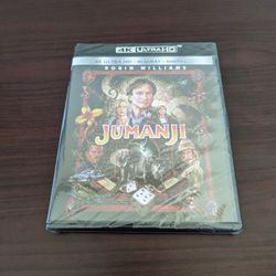 Jumanji 4K Ultra HD/Blu-ray 1995, Super Rare OOP  No Slipcover, Brand New Sealed
