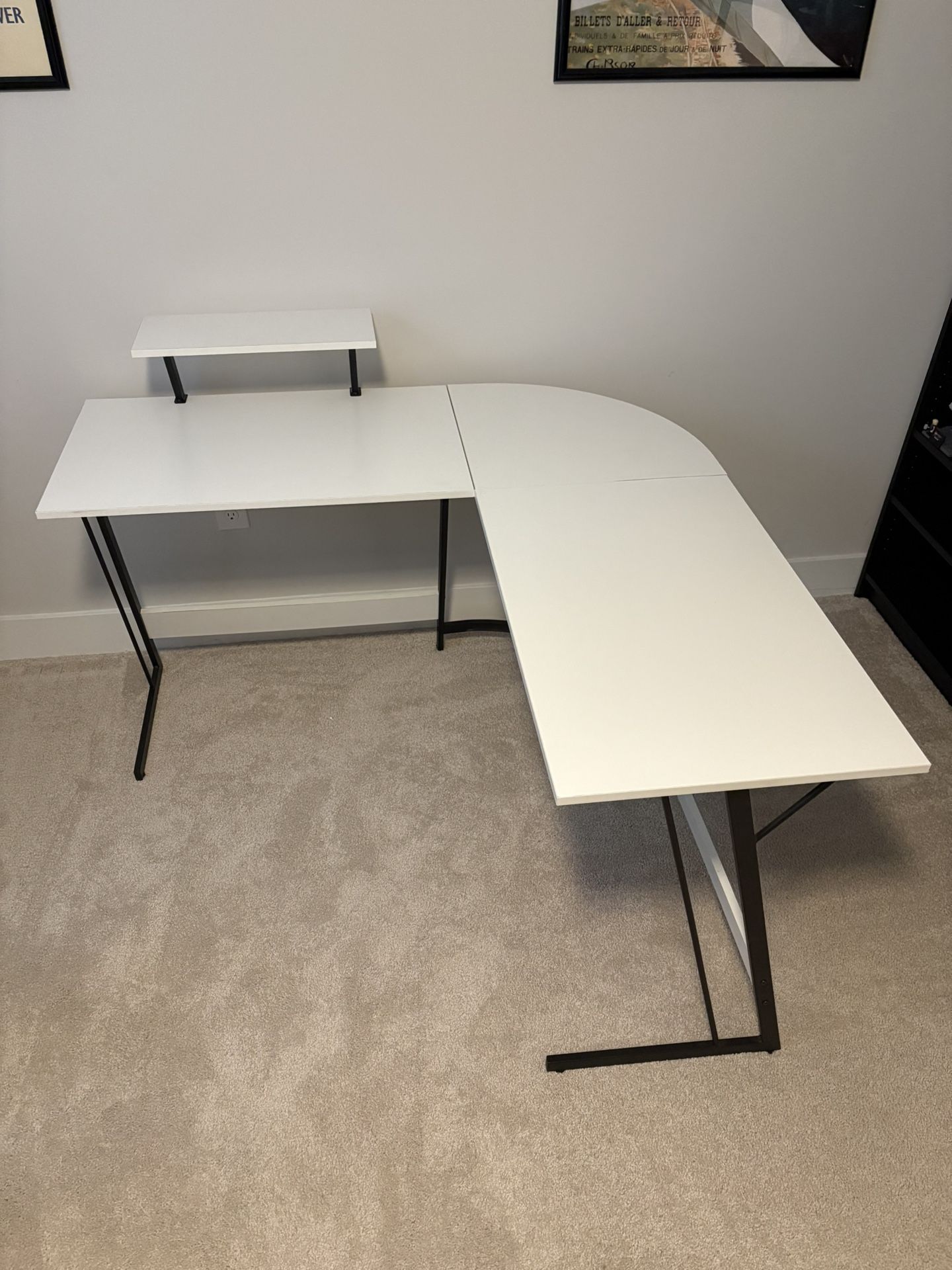 Desk - With Adjustable Monitor Stand