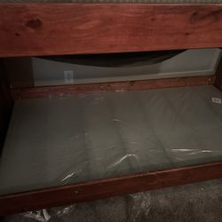 Twin sized bunk bed with drawers and steps