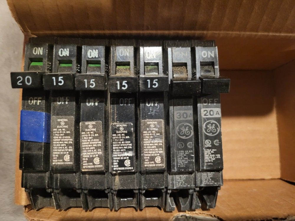 15 Amp Branch Breakers