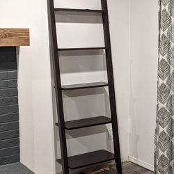 Solid Wood Ladder Shelf