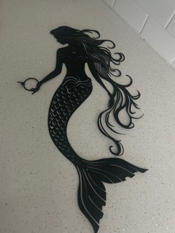 Mermaid metal Wall