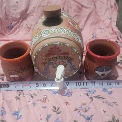 La Fortaleza Barrel With 2 Matching Cups