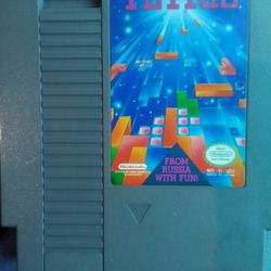 Original Nintendo Tetris Game.
