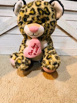 Leopard stuffed animal