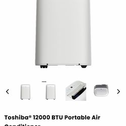 Toshiba portable air conditioner 12000 BTU