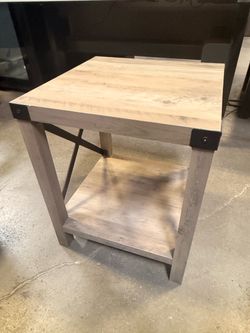 Rustic end tables-pair