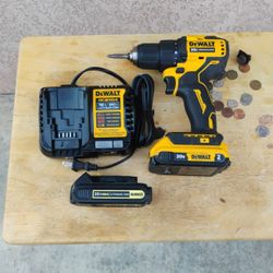 Drill Two Batteries And Charger