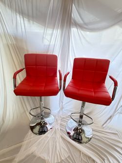 Barstools red