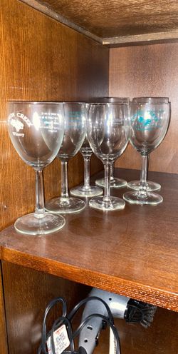 Small wine glasses