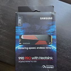 Samsung 990 pro 2tb with heatsink