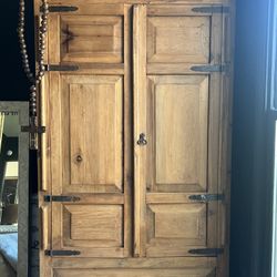 Pine Bar Armoire 