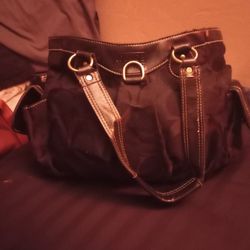 Large Black Coach Shoulder Bag 